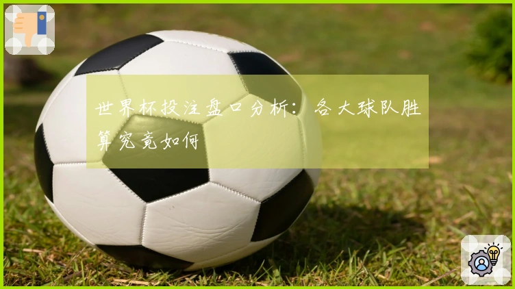 世界杯投注盘口分析：各大球队胜算究竟如何